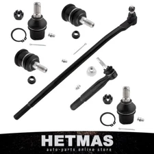 Front Ball Joints Steering Drag Link Outer Tie Rod End For 2011-13 Ram 2500 3500