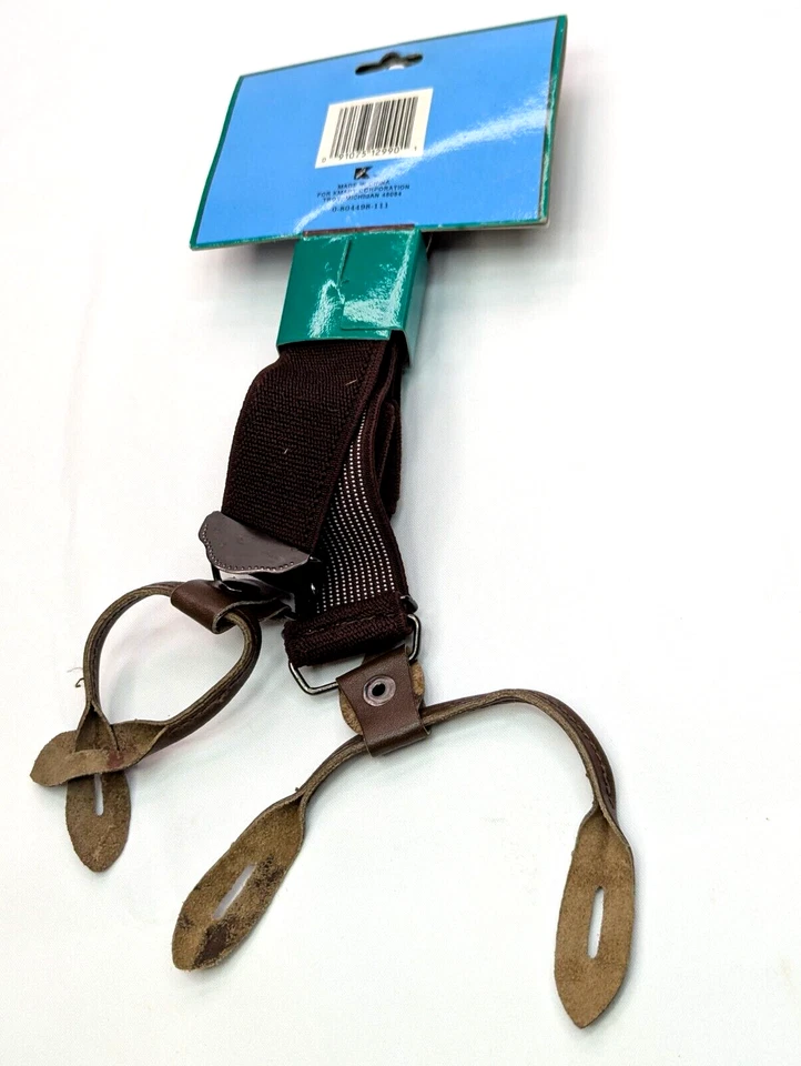 Tirantes Wader Vintage Northwest Territory Deluxe, Marrón 1.5" Ancho Elástico Foto 4 de 4