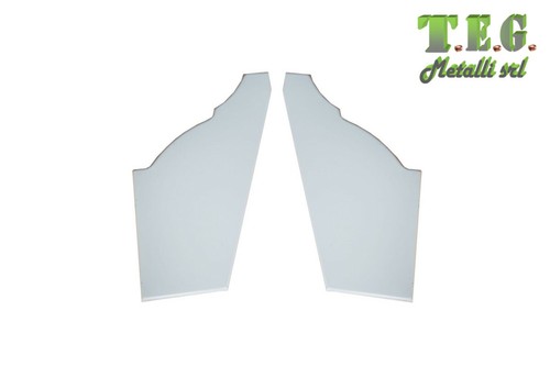 KIT: GRONDAIA K10 SV420 IN LAMIERA BIANCO GRIGIO + ACCESSORI DI MONTAGGIO - Foto 3 di 8