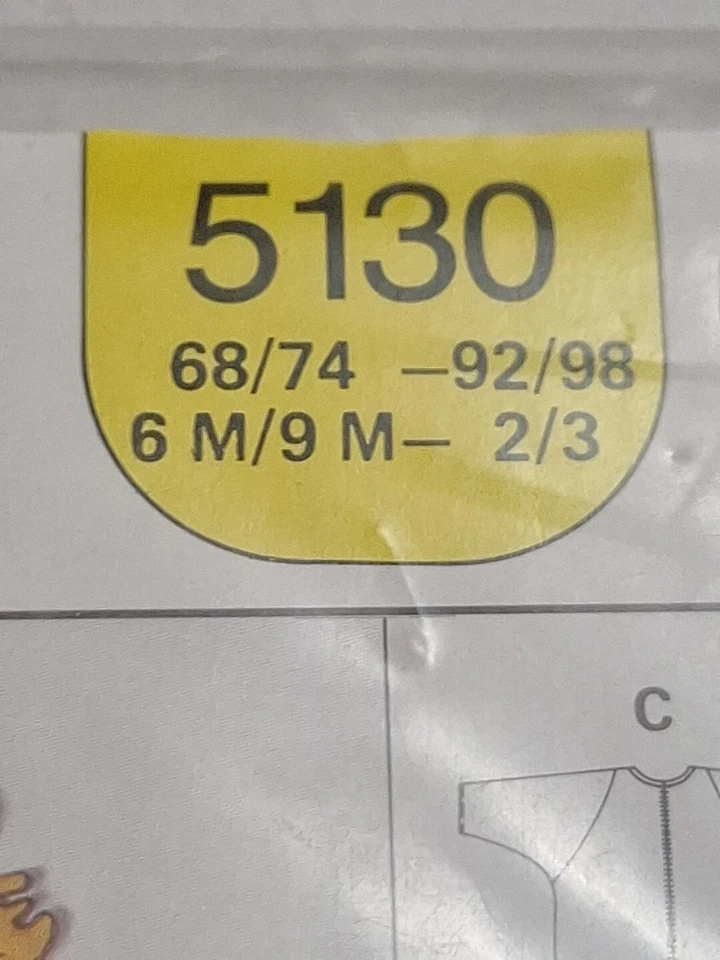 T Shirt Overalls Jumper Girls Boys 6M - 3T Burda 5130 Sewing Pattern Easy Fast - Image 3 of 4