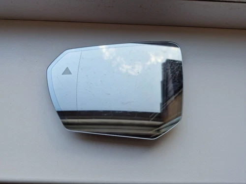 22-25 OEM BMW IX i20 LEFT AUTO DIM MIRROR GLASS BLIND SPOT wide-angle