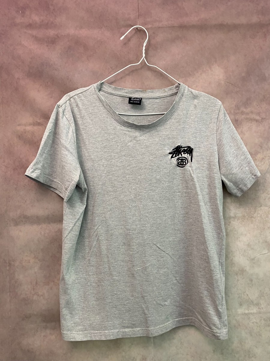 Stussy T-Shirt Gray Size M Streetwear | eBay