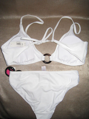 No Boundaries Damen Bikini. Weiß. Unterteil - Gr. M (7-9) Top - Gr. XL 15-17 - Bild 2 von 5
