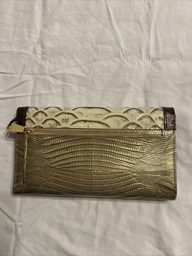 NWT Brahmin Leather Checkbook Tri-Fold Wallet in Ray Artemisa Tri-Texture - Picture 11 of 11
