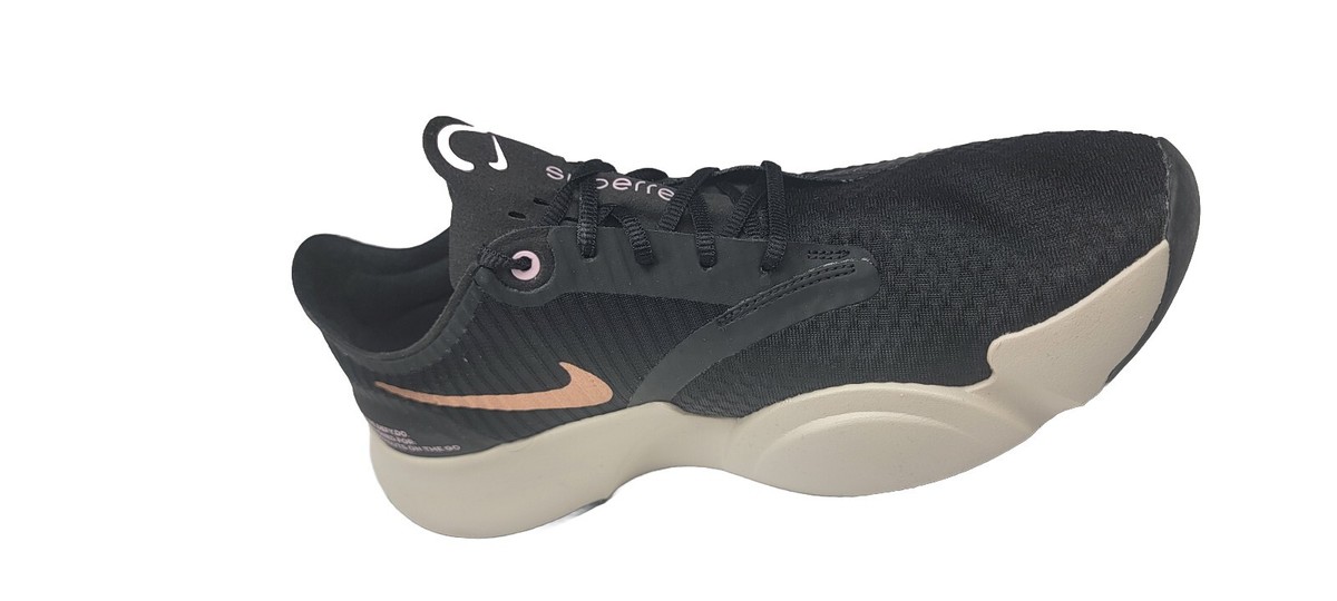 Nike Superrep Go Womens Athletic Training Shoes. Black Metallic