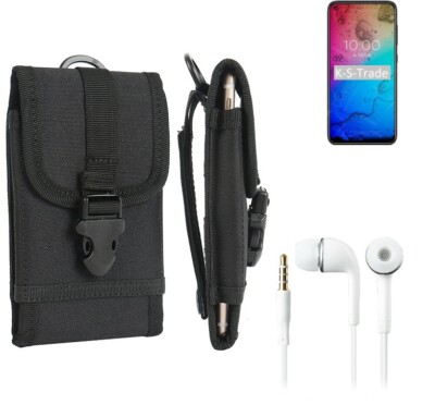 Gürteltasche für BQ Mobile BQ-6430L Aurora + Kopfhörer Holster Schutzhülle T