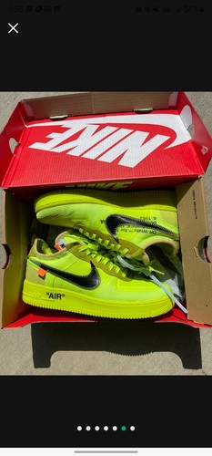 Air Force 1 Off White Volt Top Ten size 