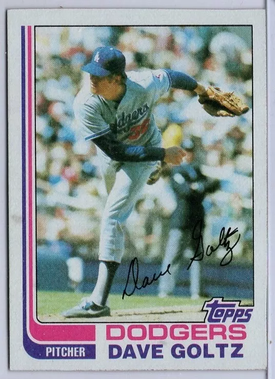 Dave Goltz trading card