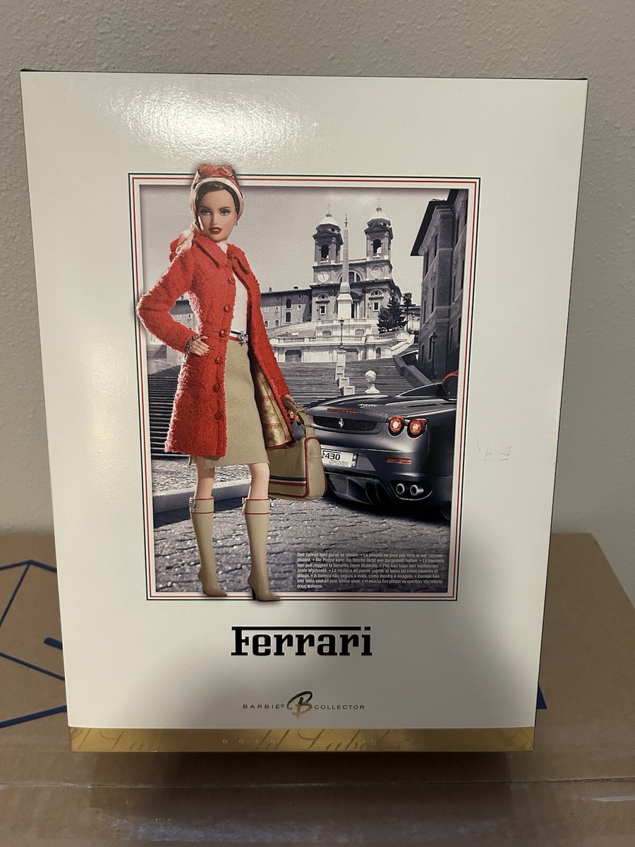 2005 Mattel Barbie Collector Ferrari Barbie Gold Label 2005 Mattel Barbie Collector Ferrari Barbie Gold Label