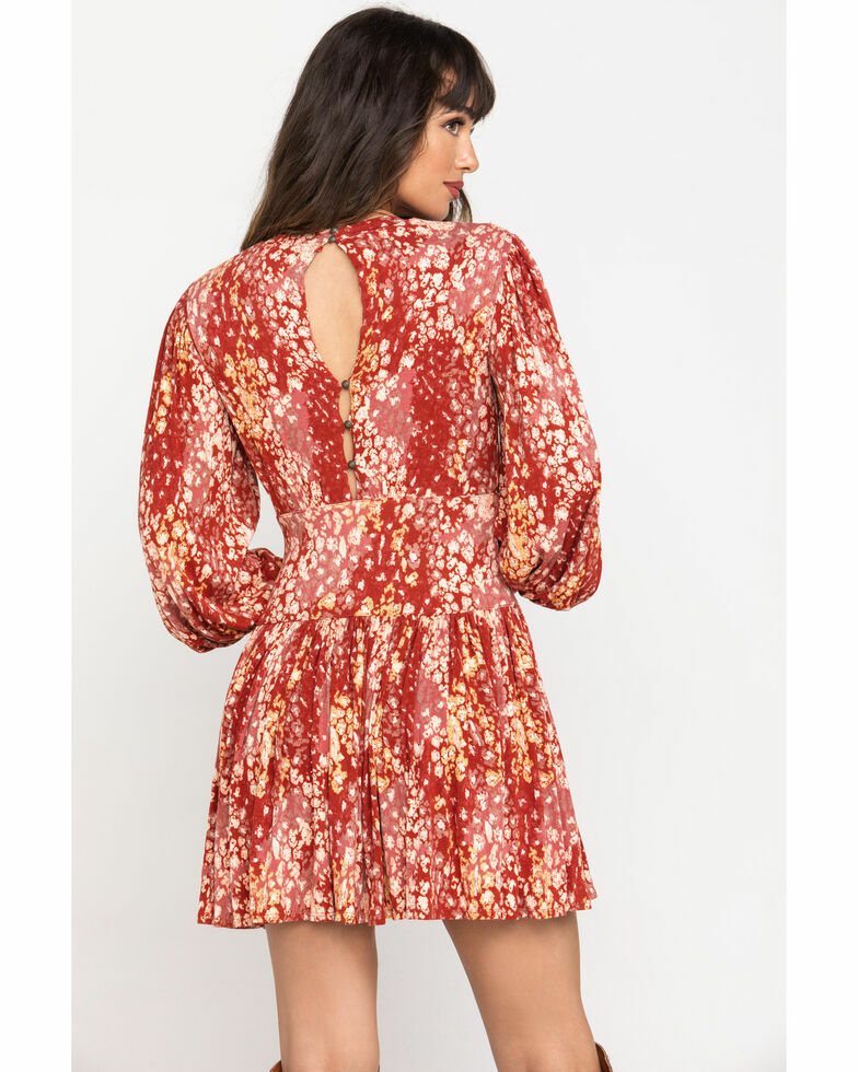 Free People Women's Heartbeats Mini Dress - Red - Xs
