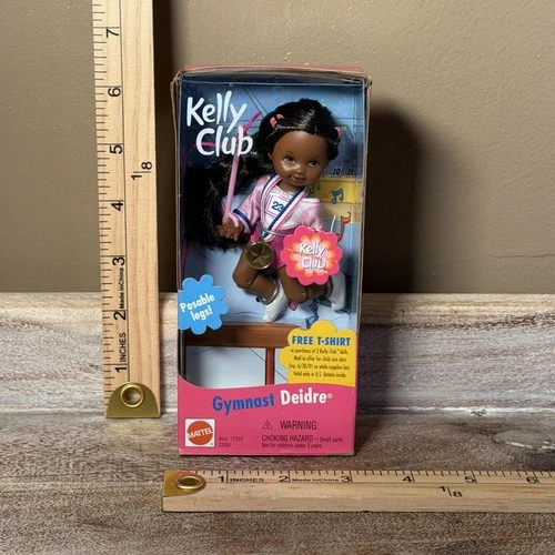 Vintage Barbie Kelly Club Gymnast Deidre Doll Mattel 26831 Posable Legs NIB