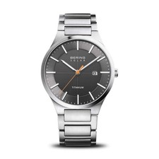 BERING Men’s Quartz Watch Titanium Strap Sapphire Crystal Classic Design