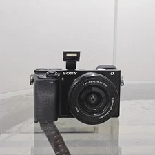 Sony Alpha A6000 Mirrorless Camera Kit w/ 16-50mm Lens 24.3 MP BLACK English