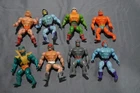 MOTU HE-MAN Vintage 1980s Masters of the Universe Figure Lot soft heads