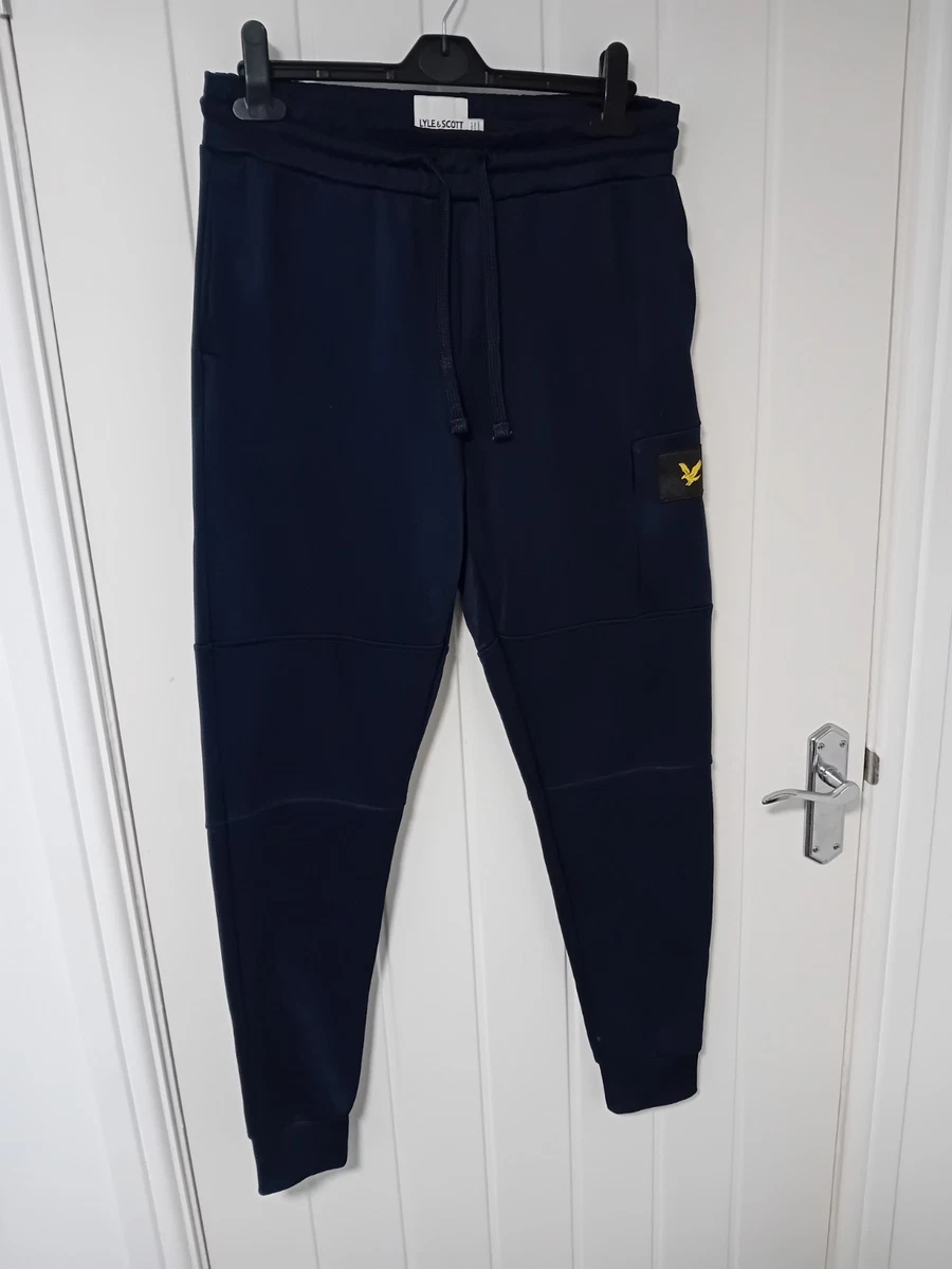 Men's Lyle And Scott Skinny Jog Pants In Blue