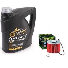 900 Thunderbird Oil & Filter Kit Mannol Semi Synthetic 10w40 4L Triumph 900 2001 7.50 per litre