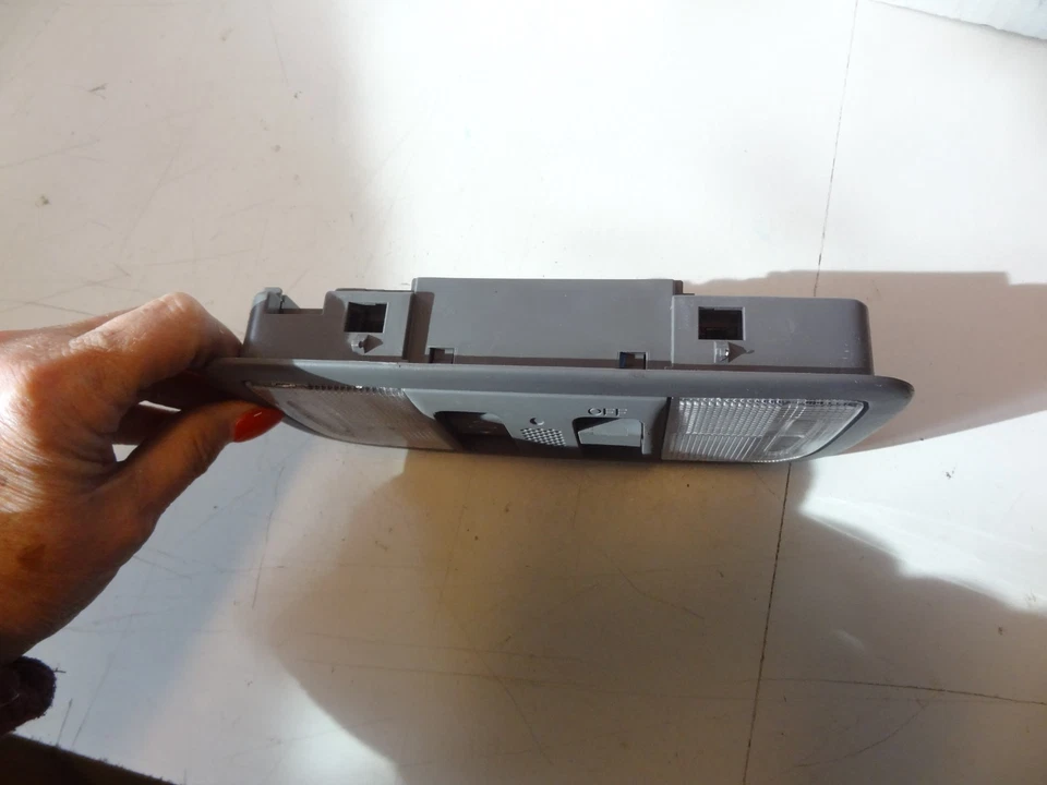 2006-2015 Honda Civic Gray Overhead Front Center Dome Roof Map Light W/Sunroof - Image 2 of 4
