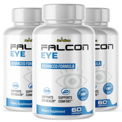 Falcon Eye- Eye Support- 3 Bottles- 180 Capsules