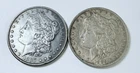 MORGAN SILVER DOLLARS LOT OF 2, 1887 &1885 90% SILVER FREE SHIPPING #8885