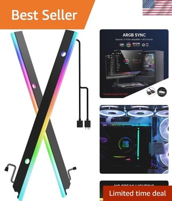 ARGB Light Strip for Motherboard, 24 Independent Addressable RGB, 5V 3-pin Au...