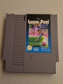 Nintendo NES Spiel Lunar Pool Billiard   Funktion getestet