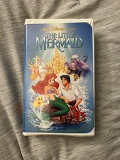 Disney The Little Mermaid VHS, 1989, Diamond Edition Rare Label Banned