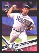 Chih-Wei Hu Tampa Bay Rays 2017 Topps Update Pink #US198 SN /50