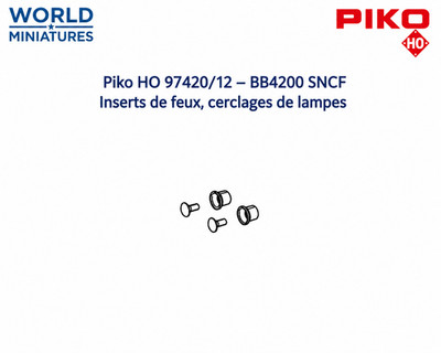 Piko HO 97420/12 - BB4200 SNCF Lichteinsätze, Lampenumreife