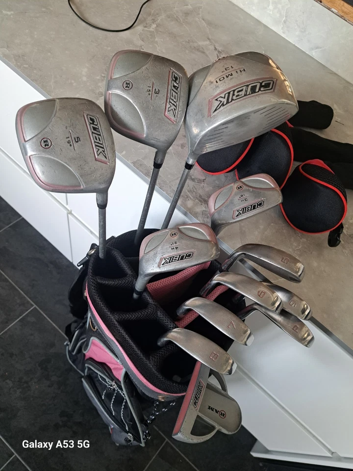 SUPERB SET OF LADIES RAM CUBIK CAVITY BACKED GRAPHITE GOLF CLUBS, RIGHT STUNNING - Image 4 of 4