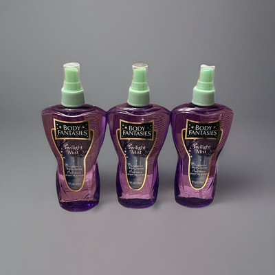 ''Lot of 3 Twilight Musk Fantasy 8oz Body Splash Spray for Women - New & Vintage''