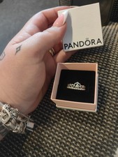 Pandora Princess Tiara Crown Ring Ale 925 Size 56 Brand New