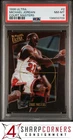 1996 ULTRA COURT MASTERS #2 MICHAEL JORDAN BULLS HOF PSA 8
