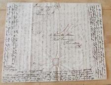 Stampless Cover 4Pg letter 1839 John Zug Sr to Thomas Verner Moore  ,Temperance