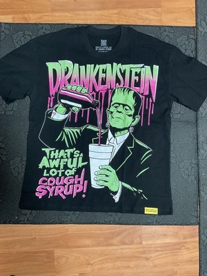 ALOCS Awful Lot Of Cough Syrup Drankenstein Tee Black S L XL