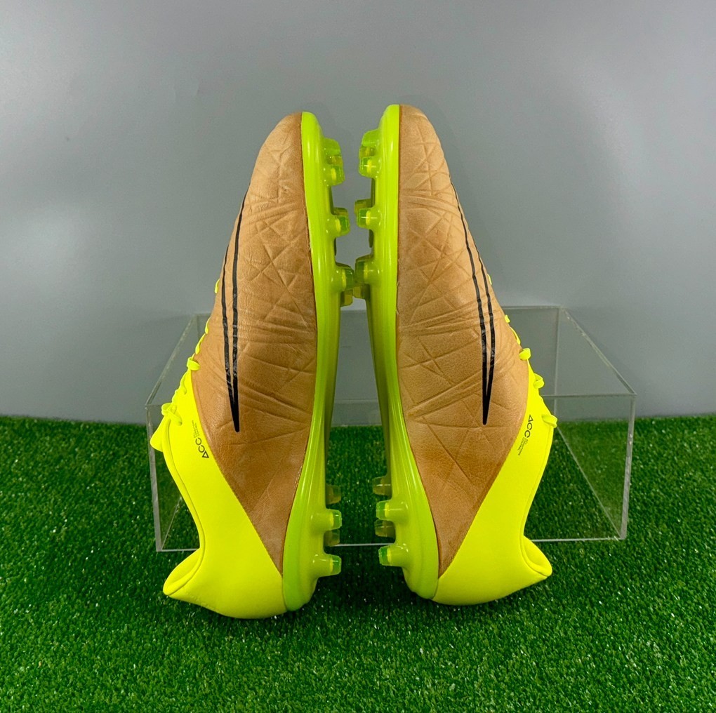 Nike Hypervenom Phinish Leather FG Elite US9 UK8 Brown boots