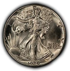 1939 50c Walking Liberty Silver Half Dollar - BU - SKU-H3927