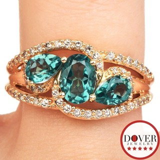 Anillo de derivación de oro amarillo de 10 quilates con topacio de diamantes Estate 3 3 gramos sin precio base