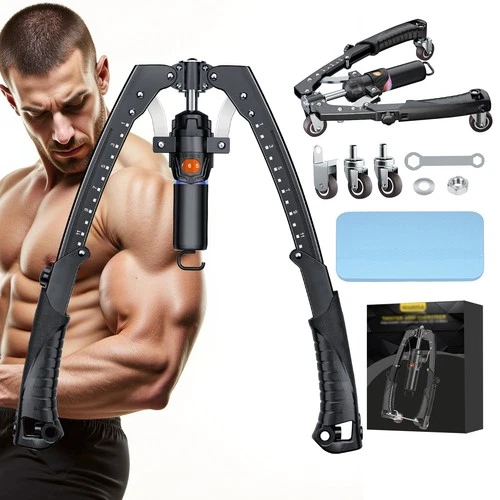 Twister Arm Trainer, 3 in 1 Hydraulic Power Chest Workout Equipment with Ab R...