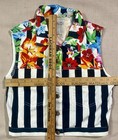 Vtg. 80s 90s MONDI Vest Mini Skirt Set BOLD GRAPHICS Stripes Flowers Euro 36 38 — photo 8