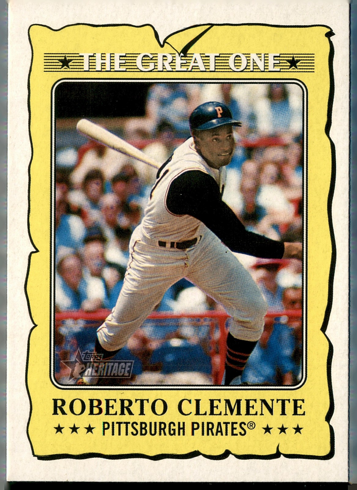 2021 Topps Heritage #GO-5 Roberto Clemente The Great One