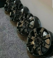 4x Volkswagen Golf Touran Caddy Jetta Alloy Wheels 6.5Jx16H2 ET50 Gloss Black