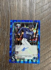 2025 Topps Chrome Update Series - Autographs Rhylan Thomas #AC-RT Blue Raywave