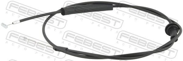 FEBEST Tirette de capot moteur 12101-TBL pour HYUNDAI GETZ (TB) 0,097kg - Photo 3/4