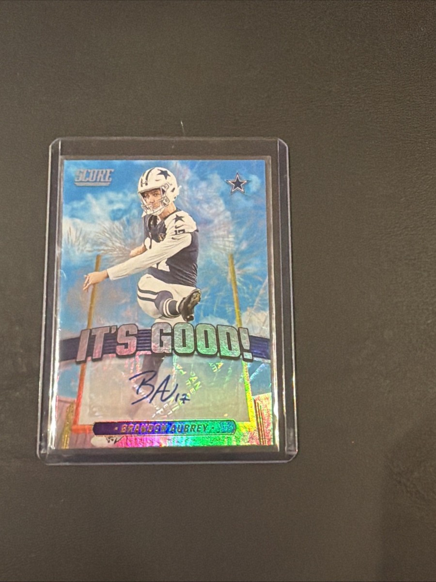 2025 Score - It's Good! Autographs Brandon Aubrey #IGG-BAY (AU) | eBay