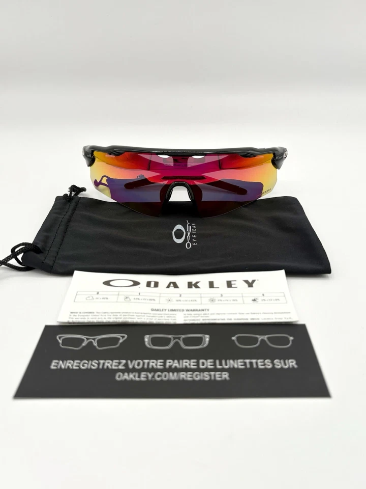 NEW Oakley RADAR EV PATH OO9208 Polished Black Frame W/PRIZM RED LENS. TRENDY! - Image 2 of 4
