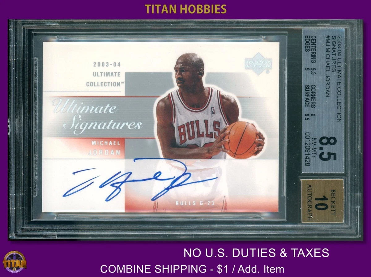 2003-04 Upper Deck Ultimate Collection - Michael Jordan #MJ-A for
