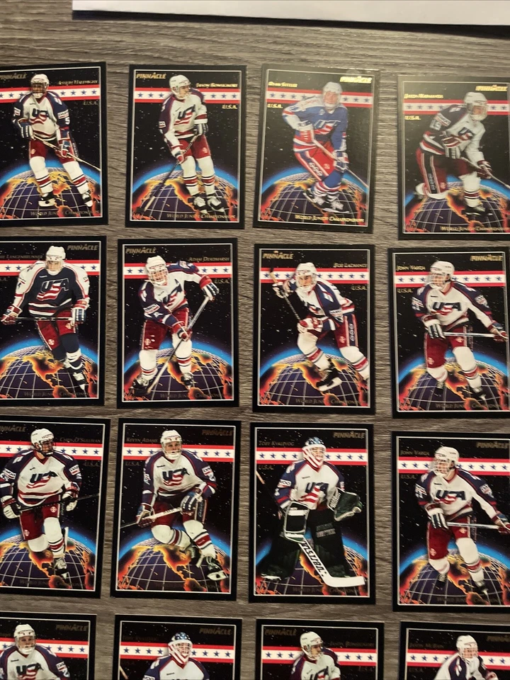 1993-94 Pinnacle World Junior Championships USA 🇺🇸 🏒 35 Card Lot - Image 4 of 4