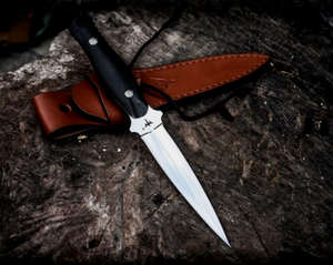 Needle Point Knife Hunting Tactical Combat Jungle Wild Fixed Blade G10  Fibers 4" | eBay