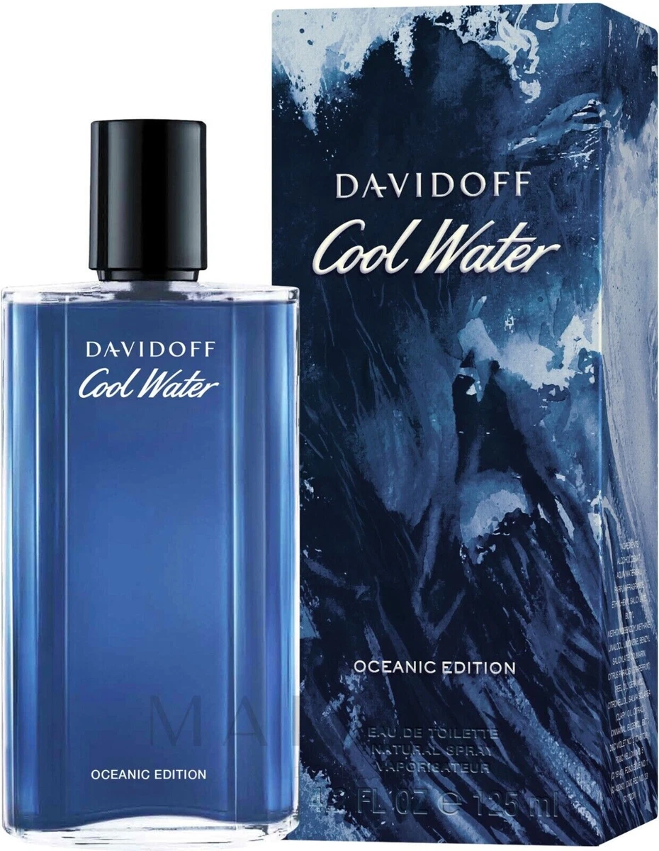 Cool Water by Davidoff Eau de Toilette Spray for Men - 4.2 fl oz bottle