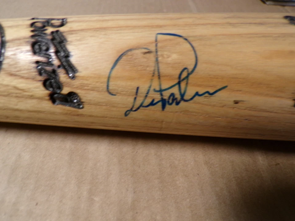 Бита Louisville Slugger с автографом Дина Палмера из Rangers Tigers с сертификатом подлинности ER - Изображение 2 из 4